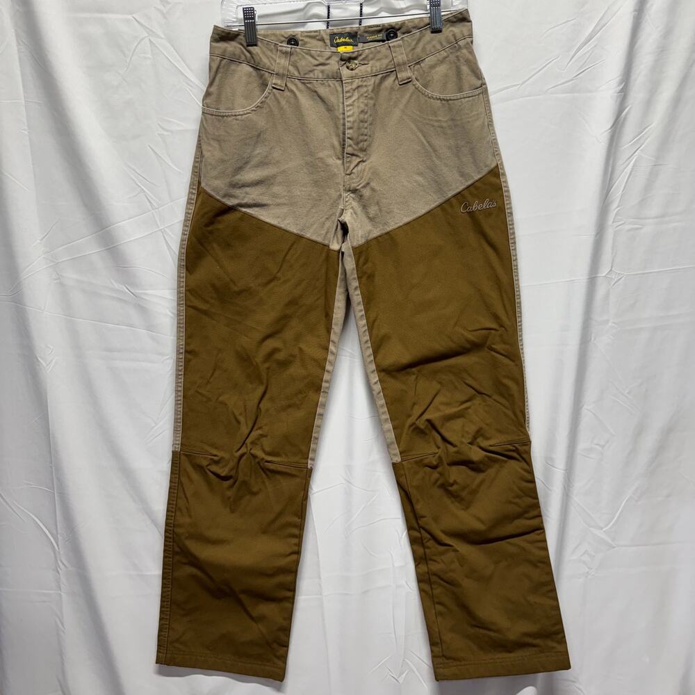 Men's Cabela's Upland Brush Hunting Pants Brown Tan Outdoor Gorpcore 30x29